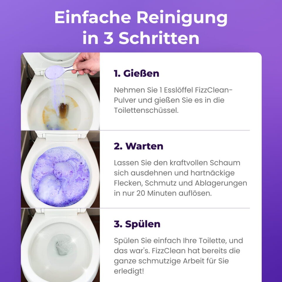 Wie man FizzClean benutzt